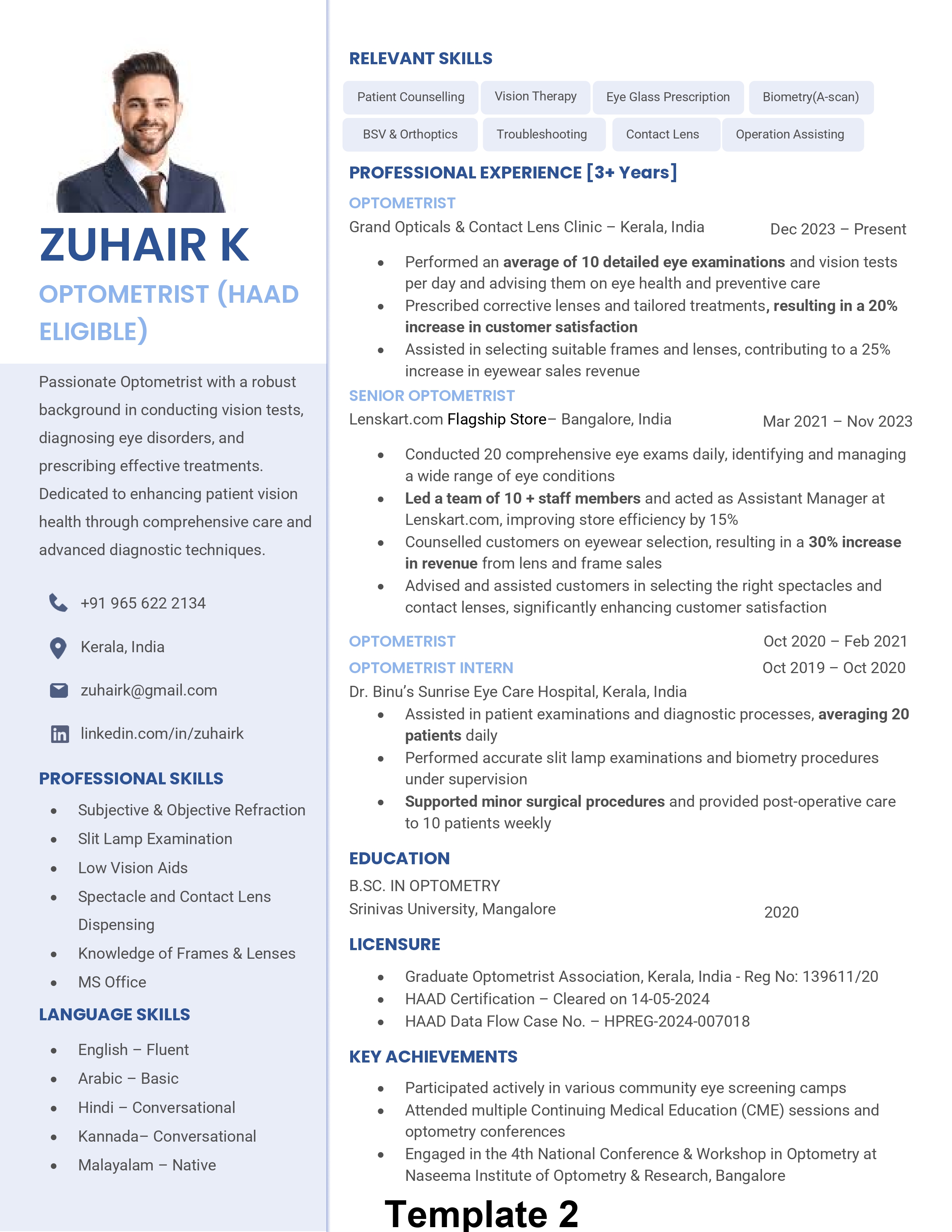 Modern template by proresumes